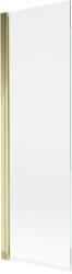 Mexen Mist egyajtós fürdőszobai paraván 70 x 150 cm, átlátszó, arany - 8A9-070-001-50-00