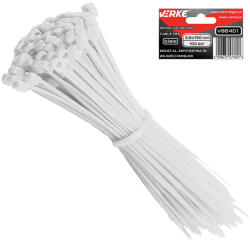 VERKE Coliere de plastic 2, 6x150mm albe 100buc 66458 (V86401)