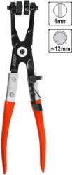 VERKE Clește pentru coliere de furtun curbat 215mm 66236 (V06348) Cleste