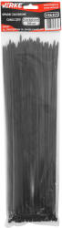 VERKE Coliere de plastic 3, 6x300mm negre 100buc 66451 (V86305)