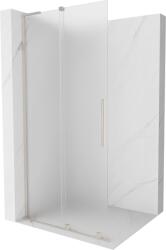 Mexen Velar L toló zuhanyfal Walk-in 120 x 200 cm, 8 mm-es zúzmarás, kefélt nikkel - 871-120-003-33-97