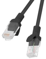 Lanberg Patch cord Cat. 6 UTP 1 m, Negru (PCU6-10CC-0100-BK)