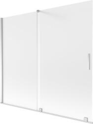 Mexen Velar 2-paneles, eltolható zuhanyfal 180 x 150 cm, matt, króm - 896-180-000-31-01