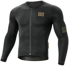 Rockbros YDCX008 Diamond hosszú ujjú kerékpáros mez XS méret - fekete