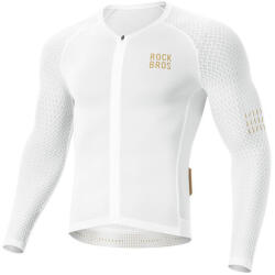 Rockbros YDCX008 Diamond hosszú ujjú kerékpáros mez S méret - fehér