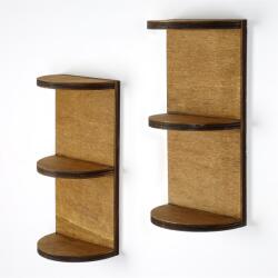  Hanah Home Wall Shelf Walnut Raf259 (792EVL9060)