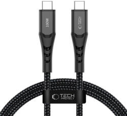 Tech-Protect Ultraboost UB11T USB-C / USB-C PD 100W / QC3.0 kábel 100 cm - fekete