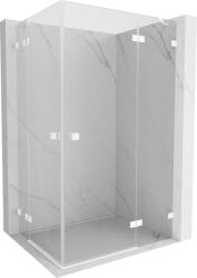 Mexen Lunar Duo zuhanykabin jobbos 95 x 70 cm, átlátszó, fehér - 834-095P-070L-20-00