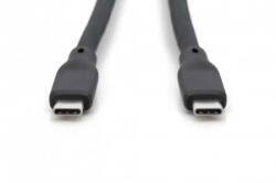 ASSMANN USB-C kábel 80Gbps 1m fekete (AK-300350-010-S) (AK-300350-010-S)