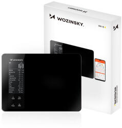 Wozinsky WIK-16 Okos Konyhai Mérleg Digitális Kijelzővel, Bluetooth Alkalmazással - Fekete