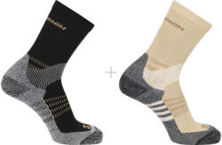 Salomon Șosete X Ultra Access Crew 2 Bleached Sand/Black M