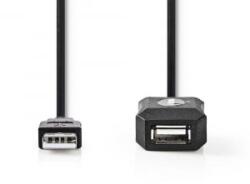 Nedis aktív USB hosszabító 5m (CCGL60EXTBK50) (CCGL60EXTBK50)