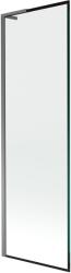 Mexen Next L 1-szárnyú kádparaván 60 x 150 cm, fekete keret, gun metal - 895-060-000-03-70-95