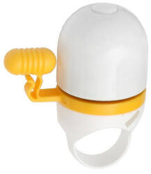 Spyral Eggs pengetős csengő, 34 mm, sárga