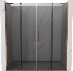 Mexen Velar L Duo toló zuhanyajtók 170 cm, grafit, rózsaarany - 871-170-003-42-60