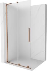 Mexen Velar L toló zuhanyfal Walk-in 90 x 200 cm, 8 mm opál, rózsaarany - 871-090-003-33-60