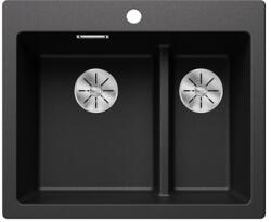 BLANCO Pleon 6 Split silgranit mosogatótálca 61, 5x51x23, 2 cm, antracit, tartozékok nélkül, excenter nélkül (BL-521689)