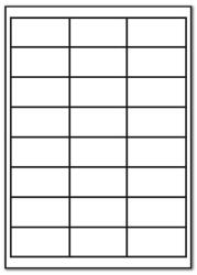 CDRmarket Etichete autoadezive 64, 6 x 33, 8 mm, 24 etichete, A4, 100 coli (R0ECO.5853A, 227014)
