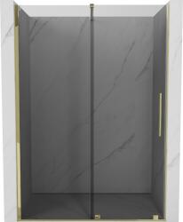 Mexen Velar tolózkabina ajtó 130 cm, grafit, arany - 871-130-000-41-50