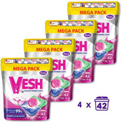 Violeta VESH mosókapszula Színes ruhákhoz (4x42db)