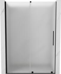 Mexen Velar zuhanyajtó toló 150 cm, zúzmarás, fekete - 871-150-000-31-70