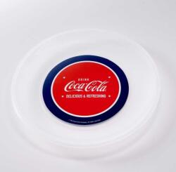 Snips tányér 23, 5cm átmérővel, Coca-cola mintával (002007)