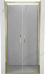 Mexen Exo kétrészes zuhanyajtó 110 cm, áttetsző, arany - 814-110-000-50-00