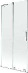 Mexen Velar L kádparaván 2-szárnyú toló 95 x 150 cm, átlátszó, króm - 896-095-003-01-01