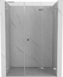 Mexen Lunar-F L összecsukható zuhanyajtó jobb oldali 115 cm, átlátszó, króm - 836SL-115-050-01-00-P
