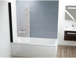RAVAK CVS1 80 bal kádparaván fekete + transparent 7QL40300Z1 (7QL40300Z1)