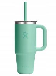 Hydro Flask Thermo bögre szívószállal Hydro Flask Travel Tumbler 710 ml mermaid green (TT24PSCC344)