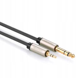 UGREEN Audio adapter kábel Trs mini jack 3.5mm 6.35mm jack 1m szürke (4901996681937)