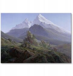 SteelPoster Fém poszter The Watzmann Friedrich Tábla 30 x 42 cm +ajándék (plakat dekoracyjny, metalowa tablica, szyld)