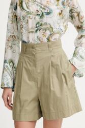 Weekend Max Mara rövidnadrág női pamut ARMONIA - zöld 38