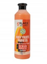  Scrub Black Velvet hámlasztó gél Papaya illattal 500 ml