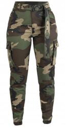 Mil-Tec Mt Női Military Nadrág Slim moro Woodland méret S (11139020)