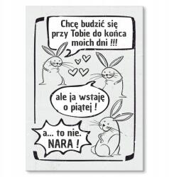 SteelPoster Fém poszter Ébredni akarok Tábla Tepsi 22 x 31 cm +ajándék (plakat dekoracyjny, metalowa tablica, szyld)
