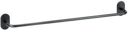 Bemeta Easy 1 ágú fali törölközőtartó 645x74 mm, fekete 163104240 (163104240)