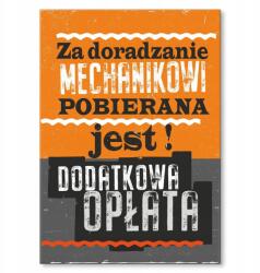 SteelPoster Fém poszter tanácsadáshoz Tábla Tepsi 42 x 59, 4 cm +ajándék (plakat dekoracyjny, metalowa tablica, szyld)