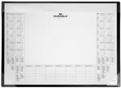 DURABLE Könyökalátét, 600x430 mm, PP, éves naptárral, DURABLE, fekete (DB729801) - webpapir