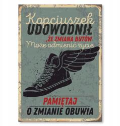 SteelPoster Fém poszter Vásárhely bizonyította Tábla Tepsi 22 x 31 cm +ajándék (plakat dekoracyjny, metalowa tablica, szyld)
