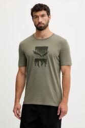 Salewa túrázós póló férfi pamuttal Eagle 3cime - zöld XL