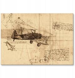 SteelPoster Fém poszter plane drawn Tábla Tepsi 42 x 59, 4 cm +ajándék (plakat dekoracyjny, metalowa tablica, szyld)