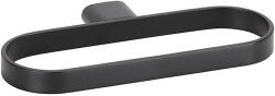 Bemeta Organic Black fali törölközőtartó 220x20x112 mm, fekete 167104060 (167104060)