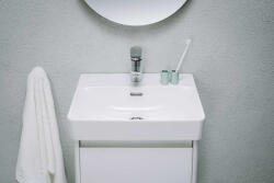 Laufen Pro X procelán kézmosó 45x34 cm csaplyukkal és túlfolyóval, fehér H8158610001041 (H8158610001041)