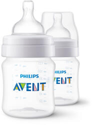 Philips Anti-colica cumisüveg 2 db műanyag cumisüveg, 125 ml, 0 hónapos kortól