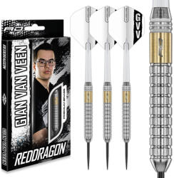 Red Dragon darts nyíl Red Dragon Gian van Veen, brass steeldarts, 21g