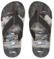 Tommy Hilfiger Farmer Eredeti Flip-flop Papucs Szövet Fekete 44 (11TOMMY HILFIGER)