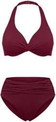Seafolly Дамско бикини горнище Seafolly Women's Collective Wrap Front F Cup Bra Bikini top - Dark Burgundy - размер 42 (EU) (150-2121-0815)