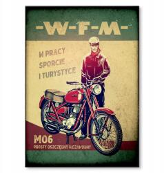 SteelPoster Fém poszter Wfm Poster Tábla Tepsi 42 x 59, 4 cm +ajándék (plakat dekoracyjny, metalowa tablica, szyld)